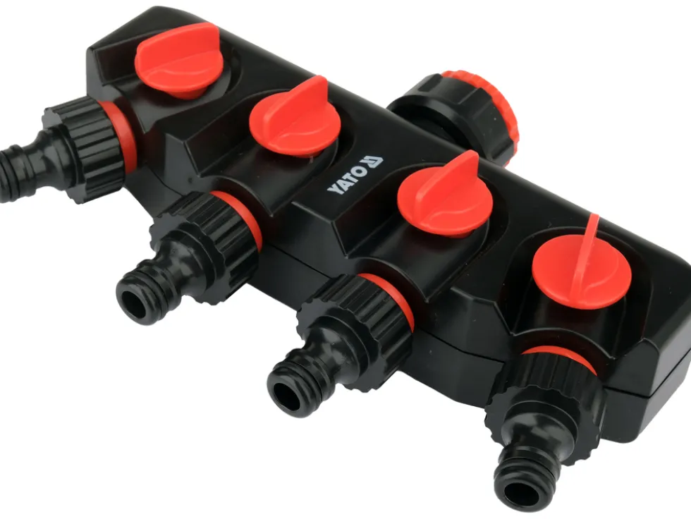 PRZYŁĄCZE KRANOWE Z 4 WYJŚCIAMI 3/4"-1"