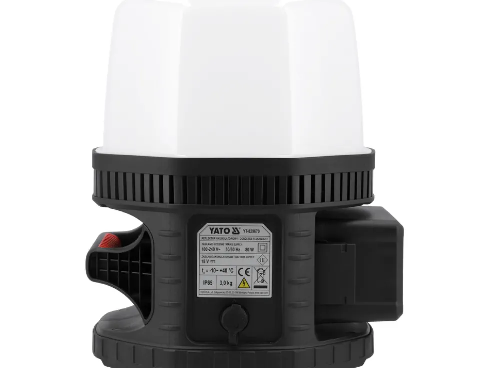 REFLEKTOR LED 18V, 10000 LM, 360° - BEZ AKUMULATORA