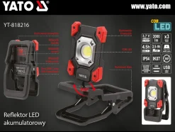 REFLEKTOR PRZENOŚNY 20W 2000LM Z ZACISKIEM