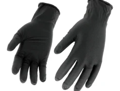 RĘKAWICE NITRYLOWE MOCNE TEKSTURA DIAMENTU 50 SZT ROZM. 2XL (11)