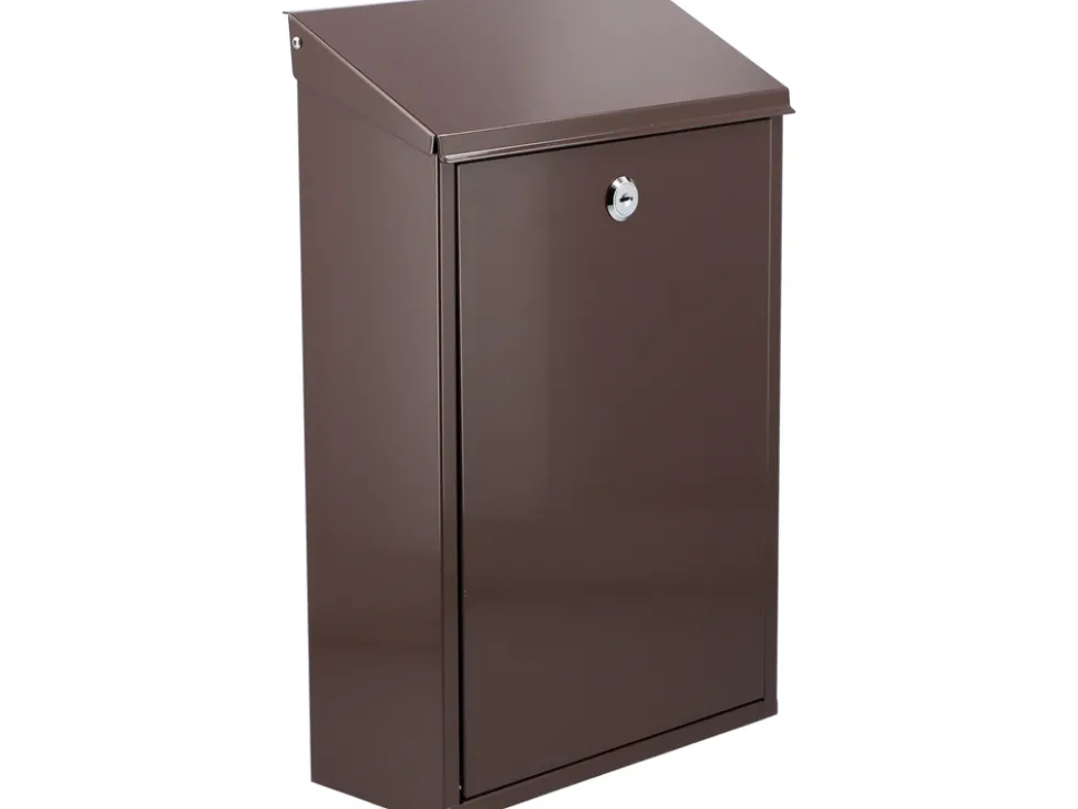 SKRZYNKA NA LISTY 400X250X100MM - BRĄZOWA