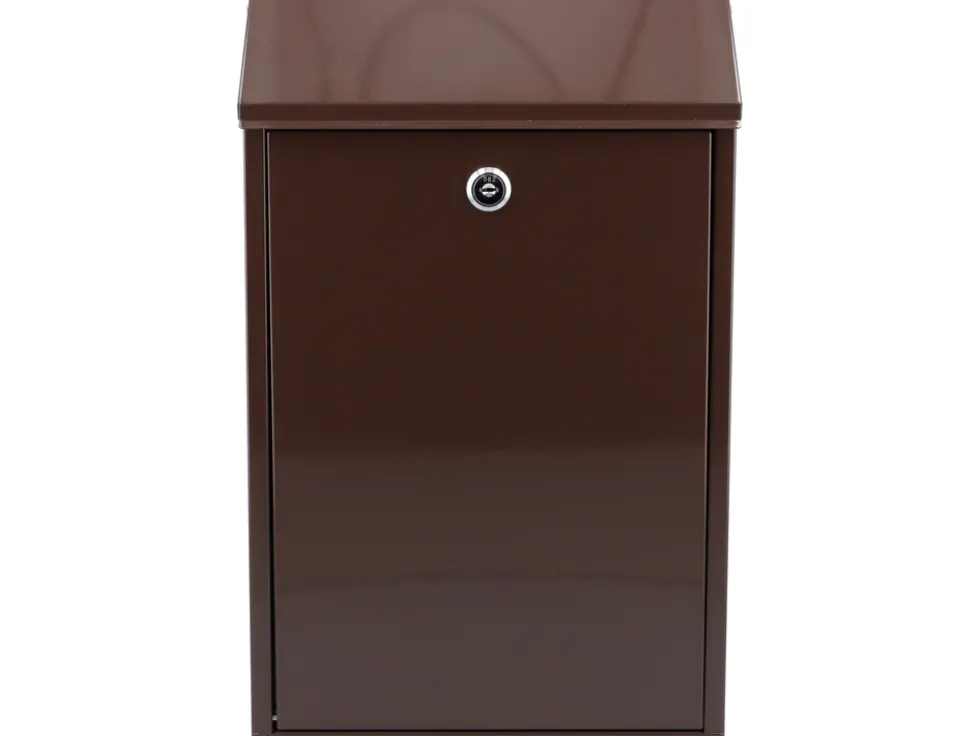 SKRZYNKA NA LISTY 400X250X100MM - BRĄZOWA