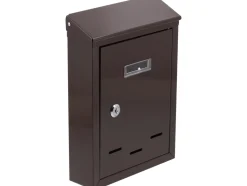 SKRZYNKA NA LISTY 285X200X60MM BRĄZOWA