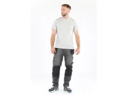 SPODNIE ROBOCZE MONTERSKIE STRETCH JEANS STEEL GREY ROZM. L/XL