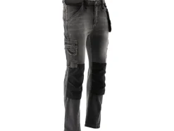 SPODNIE ROBOCZE MONTERSKIE STRETCH JEANS STEEL GREY ROZM. L/XL