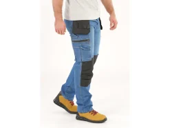 SPODNIE ROBOCZE MONTERSKIE STRETCH JEANS DARK BLUE ROZM. XL