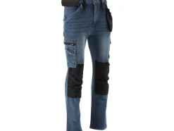SPODNIE ROBOCZE MONTERSKIE STRETCH JEANS DARK BLUE ROZM. XL