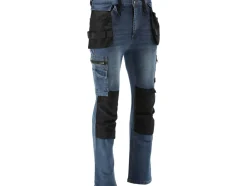 SPODNIE ROBOCZE MONTERSKIE STRETCH JEANS DARK BLUE ROZM. XL