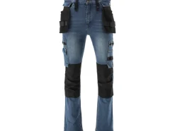 SPODNIE ROBOCZE MONTERSKIE STRETCH JEANS DARK BLUE ROZM. XL