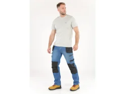 SPODNIE ROBOCZE MONTERSKIE STRETCH JEANS DARK BLUE ROZM. XL