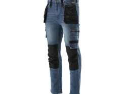 SPODNIE ROBOCZE MONTERSKIE STRETCH JEANS DARK BLUE ROZM. 2XL