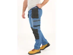SPODNIE ROBOCZE MONTERSKIE STRETCH JEANS DARK BLUE ROZM. 2XL