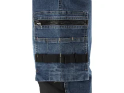 SPODNIE ROBOCZE MONTERSKIE STRETCH JEANS DARK BLUE ROZM. 2XL