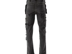 SPODNIE ROBOCZE MONTERSKIE STRETCH JEANS STEEL GREY ROZM. 2XL
