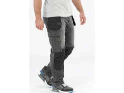 SPODNIE ROBOCZE MONTERSKIE STRETCH JEANS STEEL GREY ROZM. 2XL