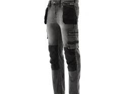 SPODNIE ROBOCZE MONTERSKIE STRETCH JEANS STEEL GREY ROZM. 2XL