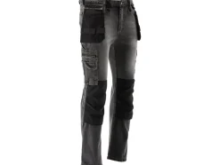 SPODNIE ROBOCZE MONTERSKIE STRETCH JEANS STEEL GREY ROZM. 2XL