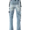 SPODNIE ROBOCZE MONTERSKIE STRETCH JEANS LIGHT BLUE ROZM. 2XL