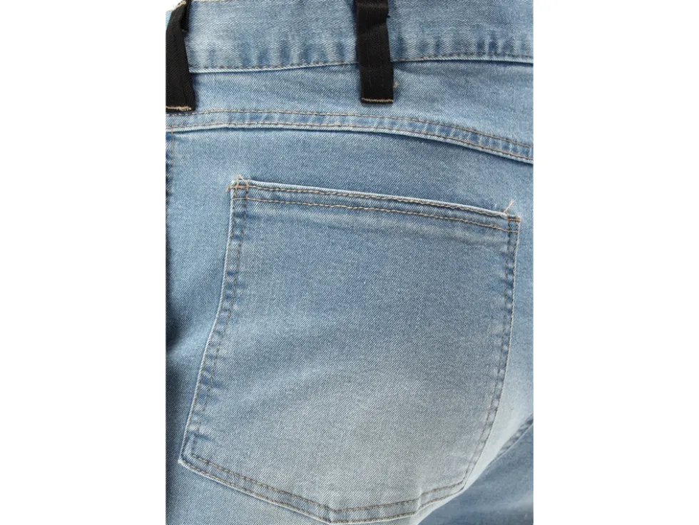 SPODNIE ROBOCZE MONTERSKIE STRETCH JEANS LIGHT BLUE ROZM. L