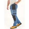 SPODNIE ROBOCZE MONTERSKIE STRETCH JEANS DARK BLUE ROZM. L