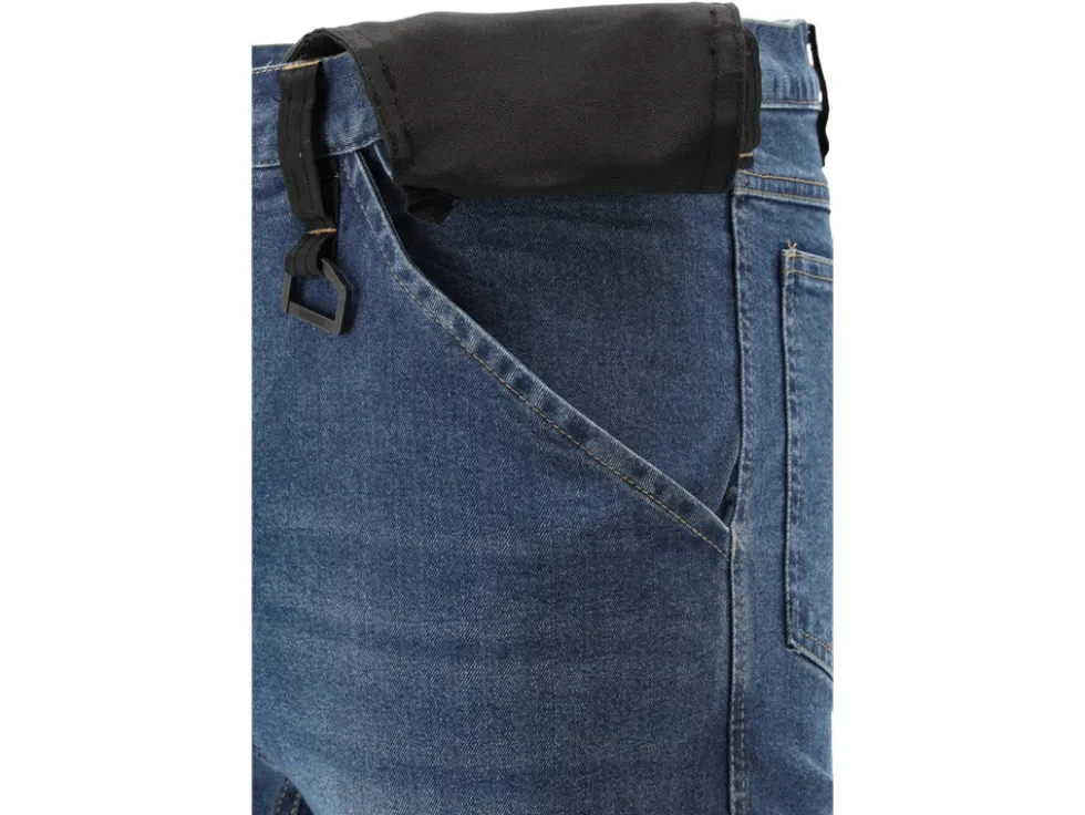 SPODNIE ROBOCZE MONTERSKIE STRETCH JEANS DARK BLUE ROZM. L