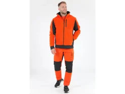 SPODNIE ROBOCZE 4-WAY STRETCH SERWAL ORANGE ROZM. 2XL