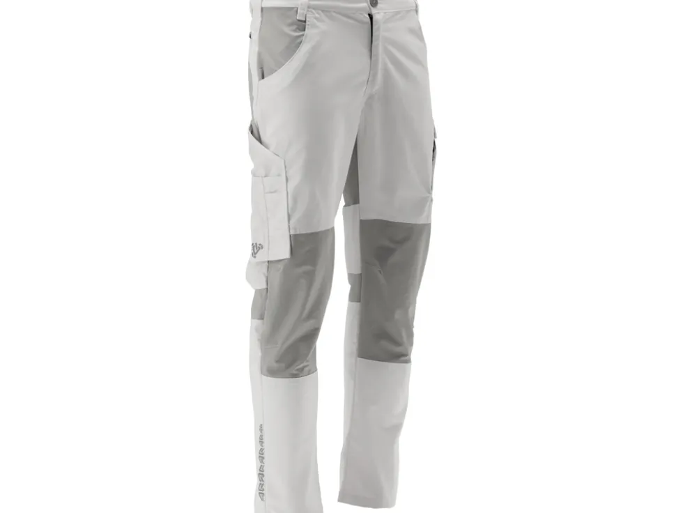 SPODNIE ROBOCZE 4-WAY STRETCH SERWAL WHITE ROZM. L
