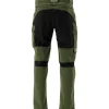 SPODNIE ROBOCZE 4-WAY STRETCH SERWAL GREEN ROZM. M