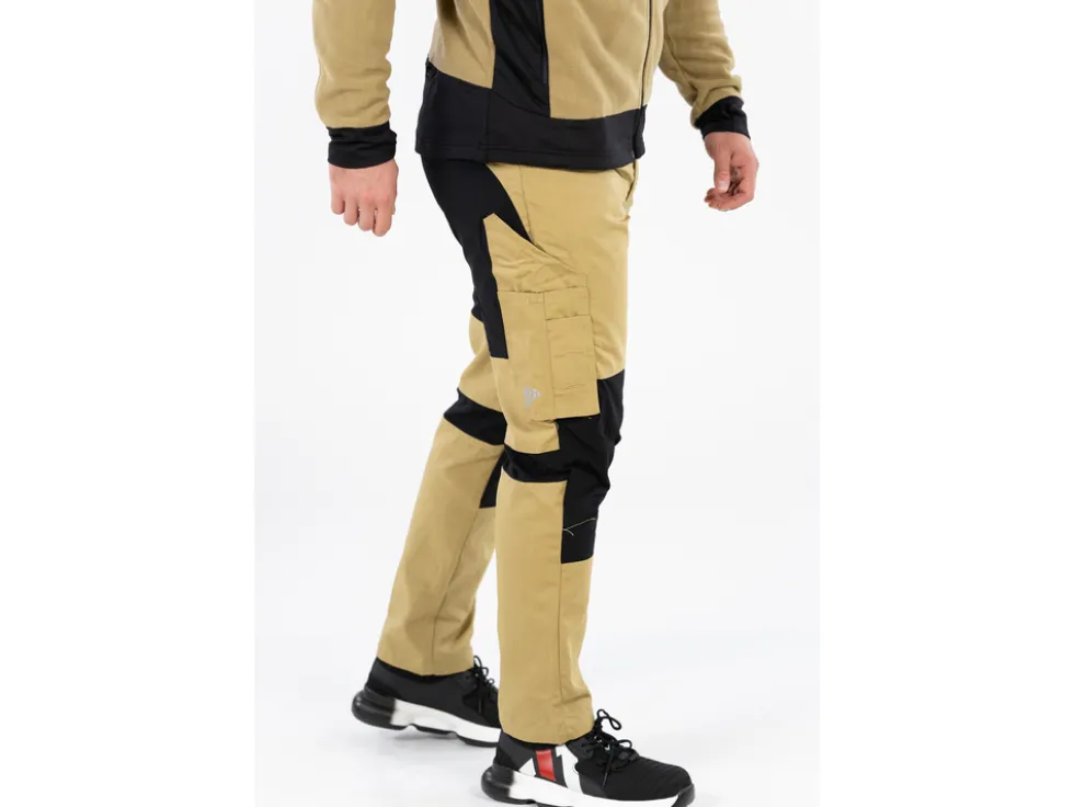 SPODNIE ROBOCZE 4-WAY STRETCH SERWAL KHAKI ROZM. S