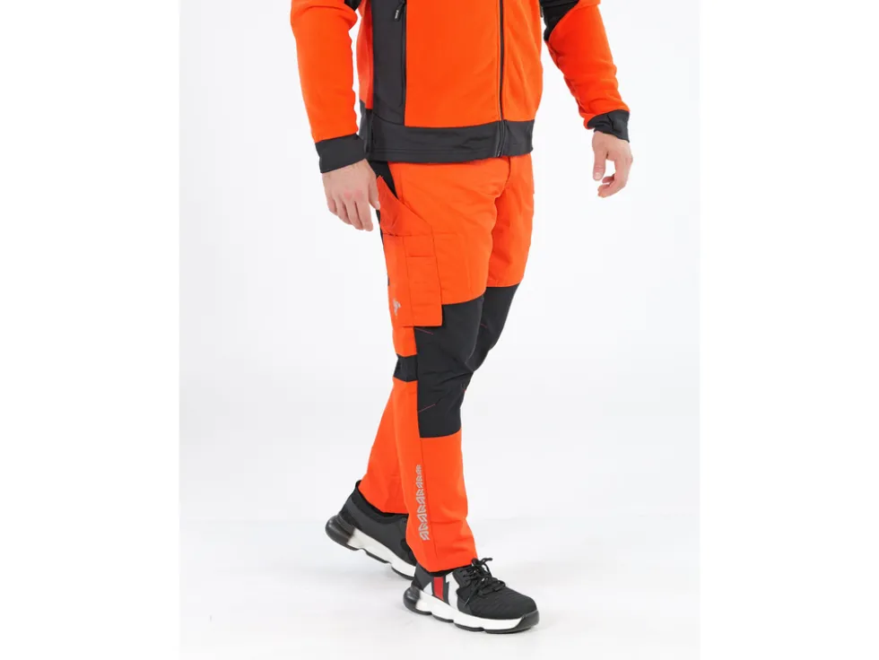 SPODNIE ROBOCZE 4-WAY STRETCH SERWAL ORANGE ROZM. S