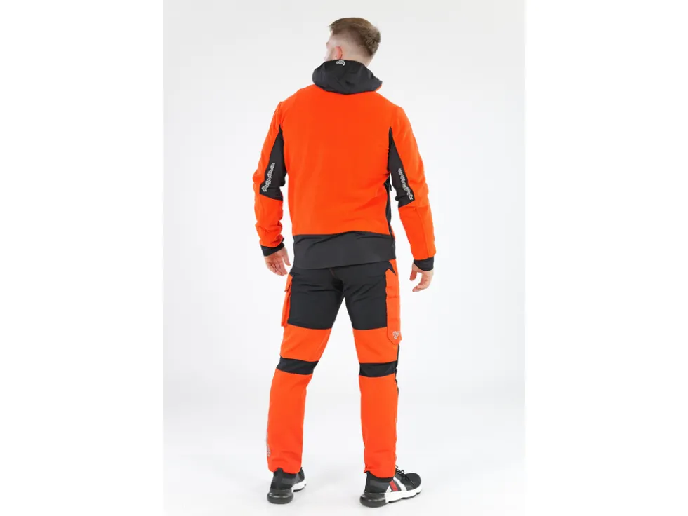 SPODNIE ROBOCZE 4-WAY STRETCH SERWAL ORANGE ROZM. M