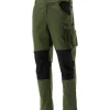 SPODNIE ROBOCZE 4-WAY STRETCH SERWAL GREEN ROZM. S