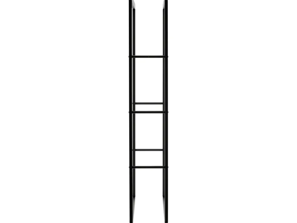 STOJAK STALOWY NA DREWNO KOMINKOWE 100X25X150CM