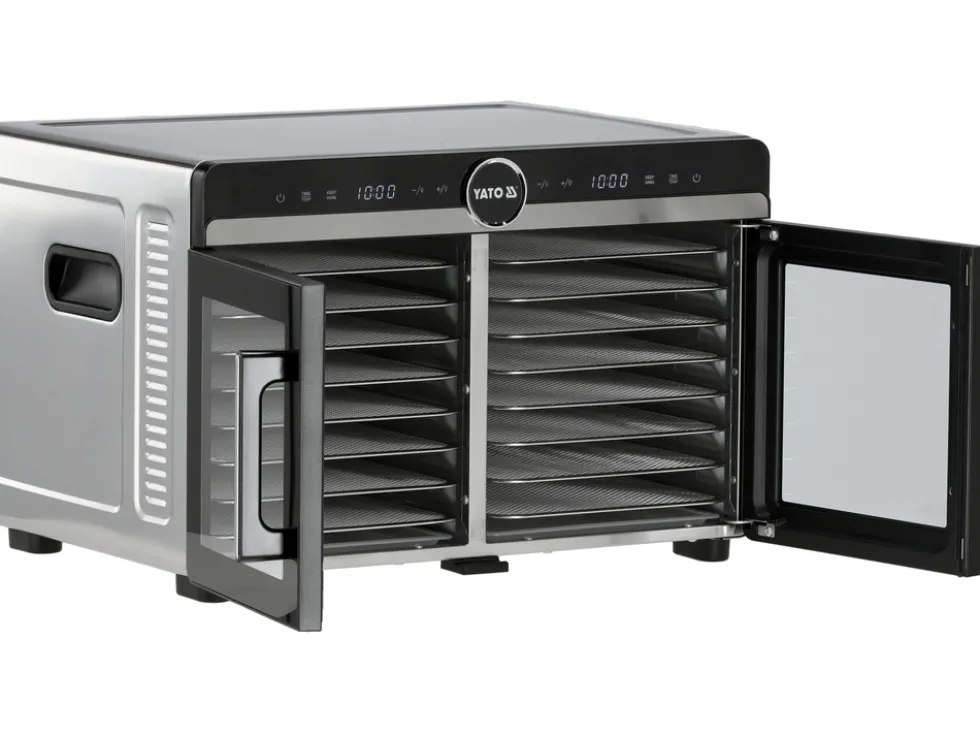 SUSZARKA SPOŻYWCZA 16 TAC ZE STALI NIERDZEWNEJ, 1400W