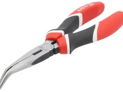 SZCZYPCE WYDŁUŻONE WYGIĘTE, CRV, 200 MM, TRÓJKOLOROWE RĘKOJEŚCI