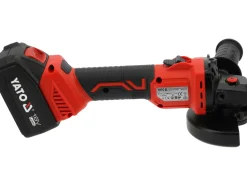 SZLIFIERKA KĄTOWA AKU BEZSZCZOTKOWA 18V 125MM Z BATERIĄ 4AH I ŁADOWARKĄ