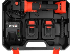 SZLIFIERKA KĄTOWA 18V 125MM (BL MOTOR; 2X4AH) WŁĄCZNIK ŁOPATKOWY