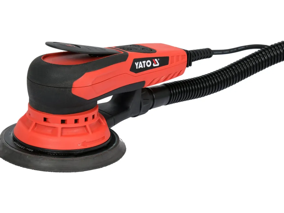 SZLIFIERKA MIMOŚRODOWA 150MM 350W Z REGULACJĄ PRĘDKOŚCI 4000-10000 OBR/MIN