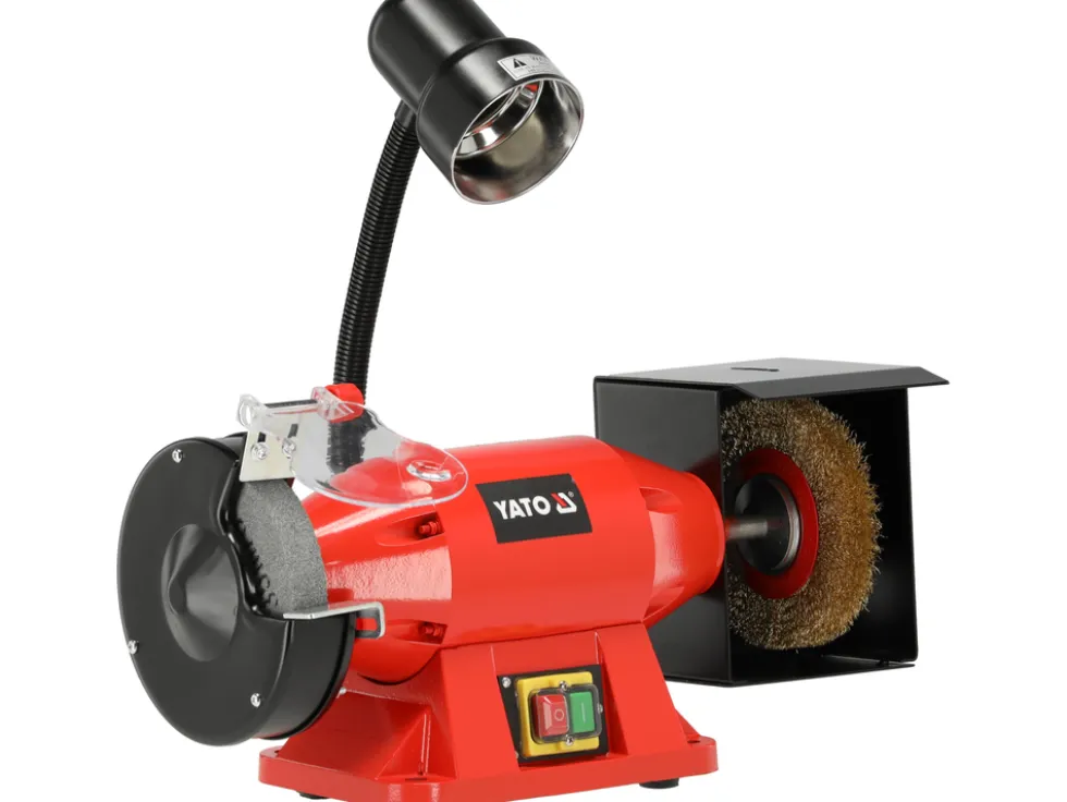 SZLIFIERKA STOŁOWA 520W (150X32MM) Z MIEDZIANYM UZWOJENIEM