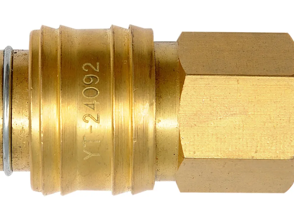 SZYBKOZAŁĄCZE MOSIĘŻNE 1/4", GWINT WEWNĘTRZNY 1/4"