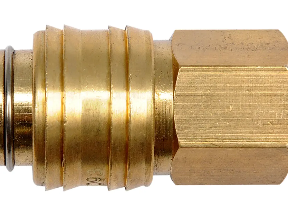 SZYBKOZŁĄCZE MOSIĘŻNE 1/4", GWINT WEWNĘTRZNY 3/8"