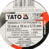 TAŚMA ELEKTROIZOLACYJNA 12MMX10MX0,13MM, CZARNA