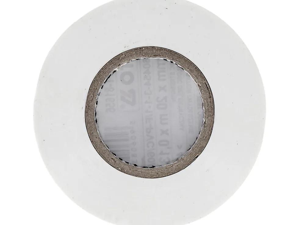 TAŚMA ELEKTROIZOLACYJNA 19MMX20MX0.13MM BIAŁA