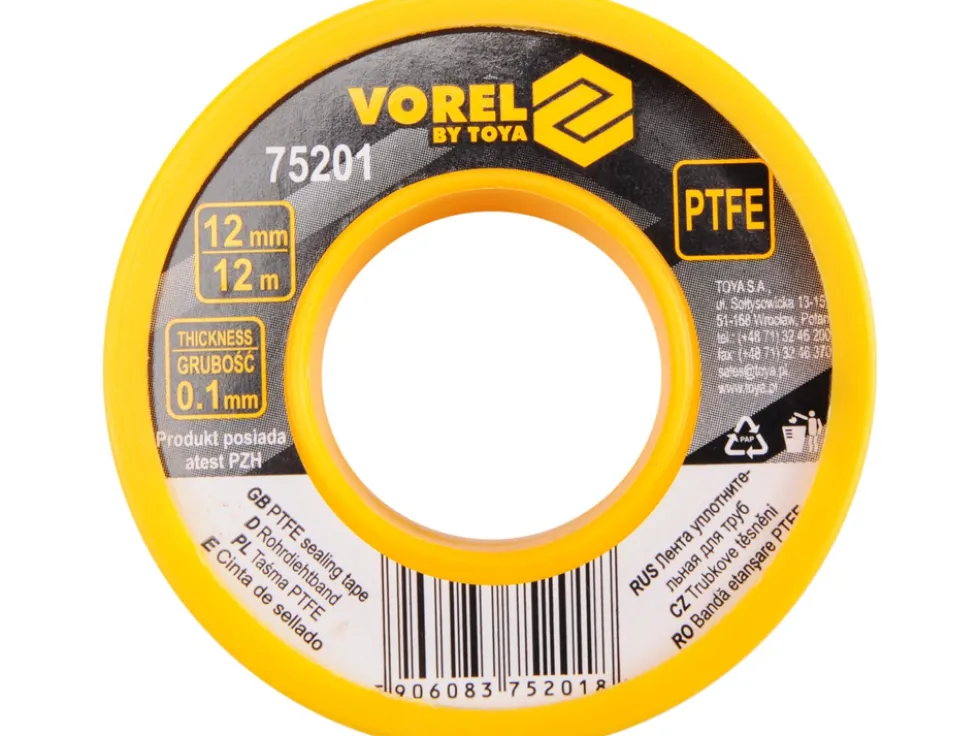 TAŚMA PTFE 12MX12MMX0.1MM