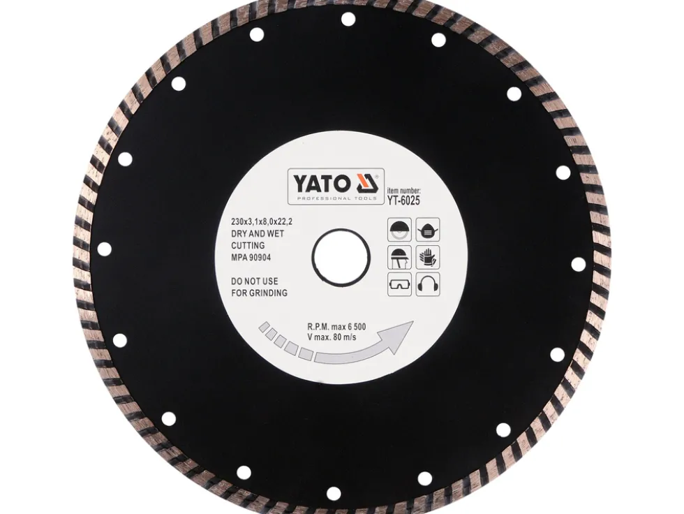 TARCZA DIAMENTOWA, SEGMENT TURBO 230 MM