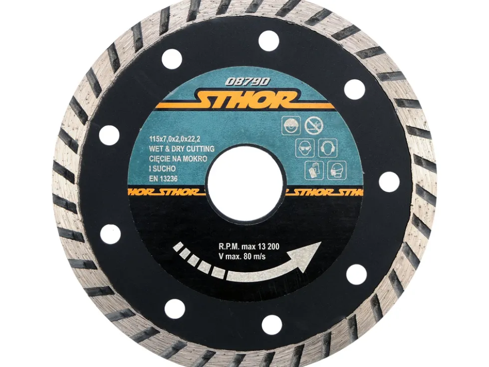 TARCZA DIAMENTOWA "TURBO" - 115MM