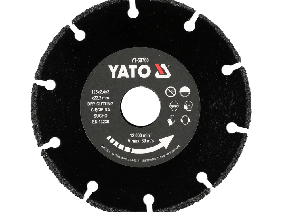 TARCZA DO CIĘCIA DREWNA 125MM