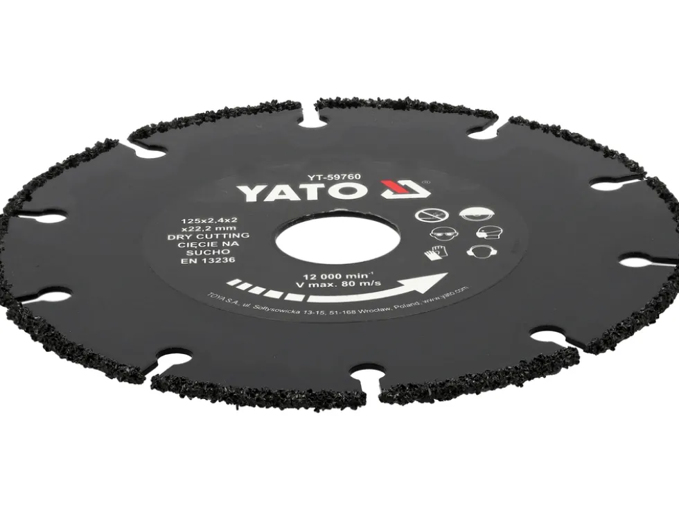 TARCZA DO CIĘCIA DREWNA 125MM