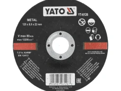 TARCZA DO SZLIFOWANIA METALU 125X8,0X22 MM