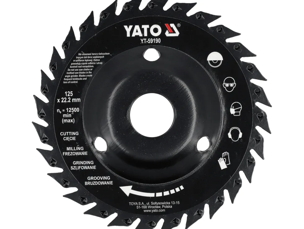 TARCZA TARNIK Z PIŁĄ 125MM